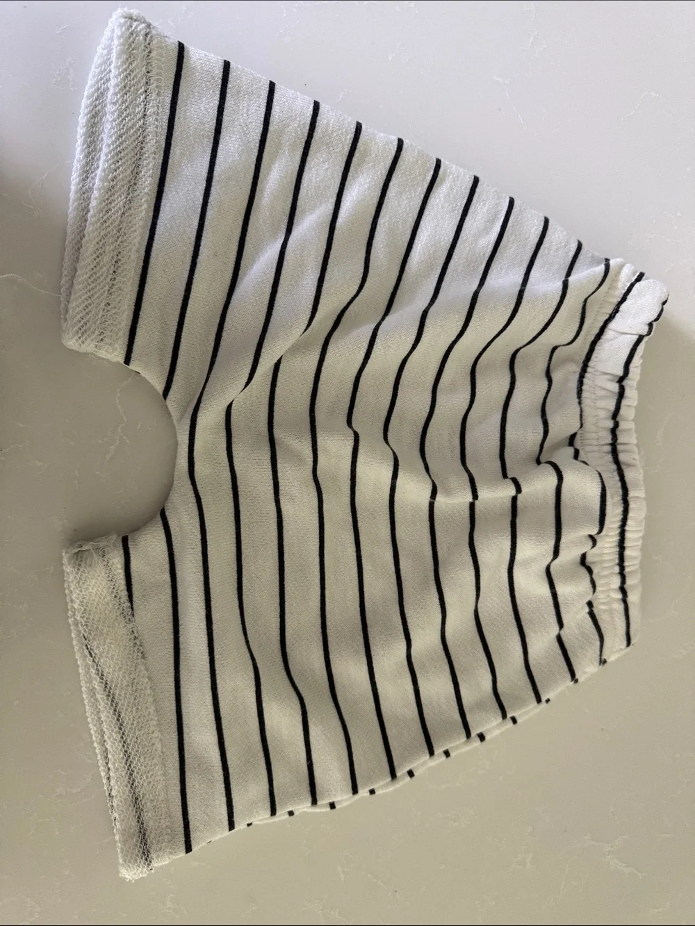 Peanuts White and Black Striped Kids Matching Set